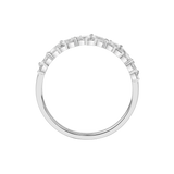 Marquise Shared-Prong Platinum Ring